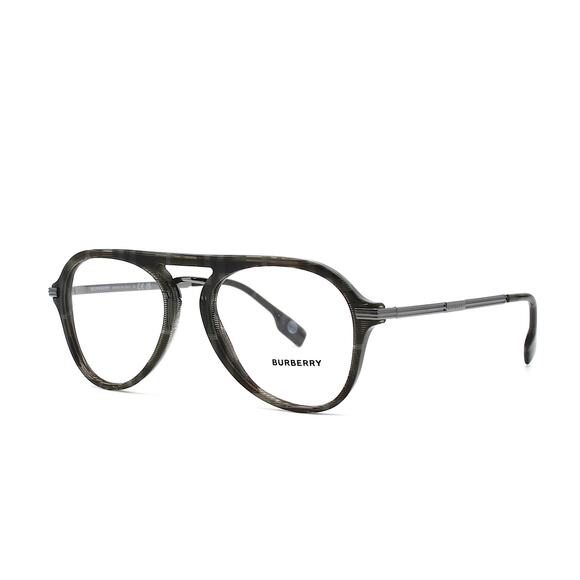 NEW BURBERRY BAILEY BE2377 3804 CHARCOAL CHECK AUTHENTIC MEN EYEGLASSES FRAME - Picture 4 of 12